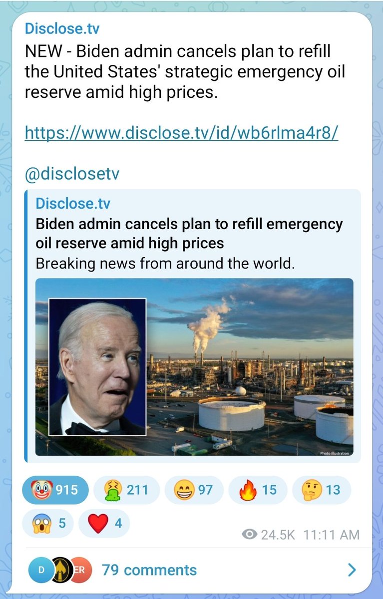 AalvikJeffrey's tweet image. BUILD BACK BETTER⁉️

Whiskey Tango Foxtrot!

NEW - resident-Biden🤡 Admin CANCELS Plan to REFILL the United States' Strategic EMERGENCY OIL RESERVE amid High Prices - That He Caused‼️

#FactCheckThis 👉 #SoyBoys

In the meantime .... gap  ... WWIII Anyone 🤔