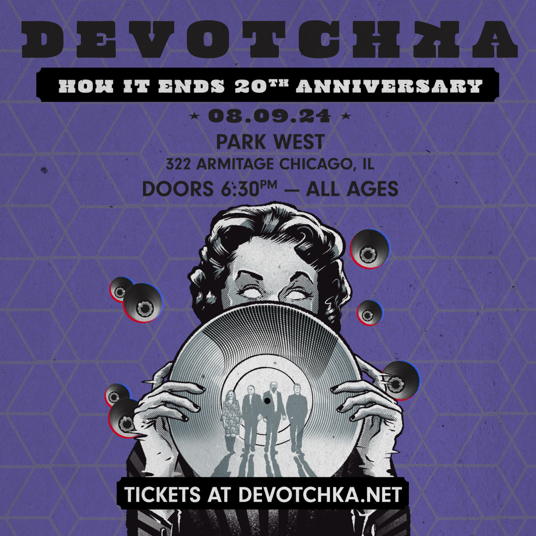 Just Announced: @devotchkamusic brings the How It Ends 20th Anniversary Tour to Park West on Friday, August 9! Tickets go on sale this Friday at 10am: bit.ly/devotchka-chi