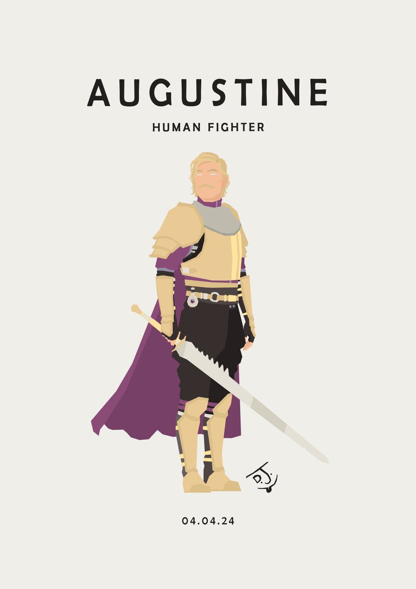 Augustine Tefdwyn grew up in a wealthy family from the port city of Zweifen. After deciding against following in his father's footsteps, Augustine left the comfort and luxury behind for the wide world between the cities of the Vilde Strand, vowing to make a name for himself. #DnD