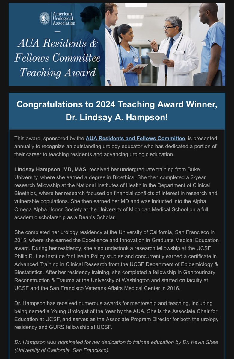 Hiren V. Patel, MD, PhD (@hirenpmd) on Twitter photo A little late but Congratulations <a href="/lindsayahampson/">Lindsay Hampson</a>! 🎉🎊 This is a testament to her unwavering commitment to educating the next generation of urologists. <a href="/UCSFUrology/">UCSFUrology</a> <a href="/SocietyGURS/">GURS</a> <a href="/SWIUorg/">SWIU</a> A little late but Congratulations <a href="/lindsayahampson/">Lindsay Hampson</a>! 🎉🎊 This is a testament to her unwavering commitment to educating the next generation of urologists. <a href="/UCSFUrology/">UCSFUrology</a> <a href="/SocietyGURS/">GURS</a> <a href="/SWIUorg/">SWIU</a>