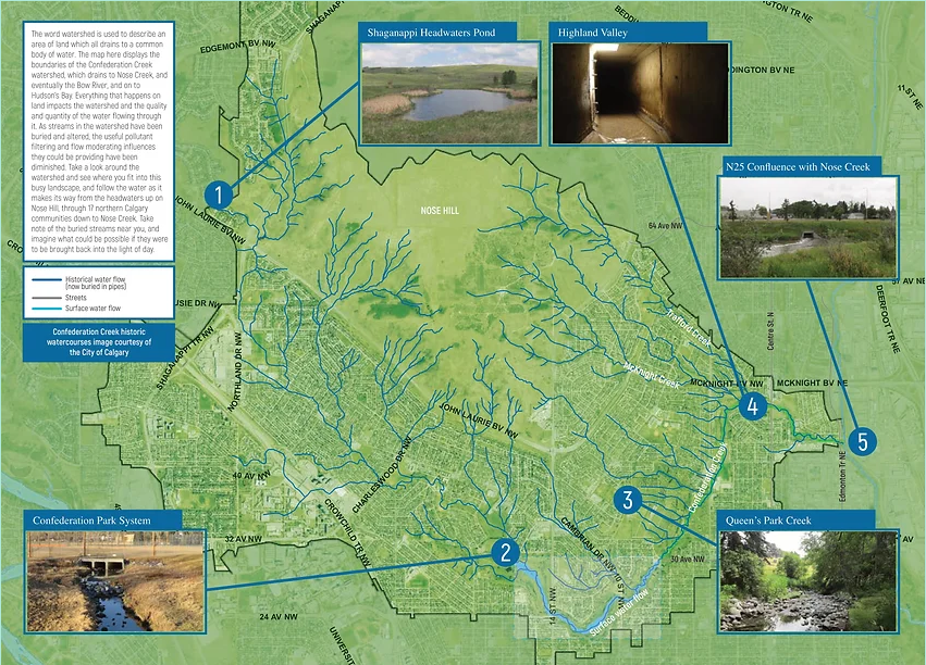 savenosecreek's tweet photo. For those of you who were intrigued by @jbernstien and @mle_chung's neat interactive story. We'd like to direct you to Calgary's version. @FOCCAssociation has been attempting to daylight portions of Confederation Creek for years. #YYC

They too have maps: https://t.co/WR9UhrHsZf https://t.co/bJq1cWKWSe