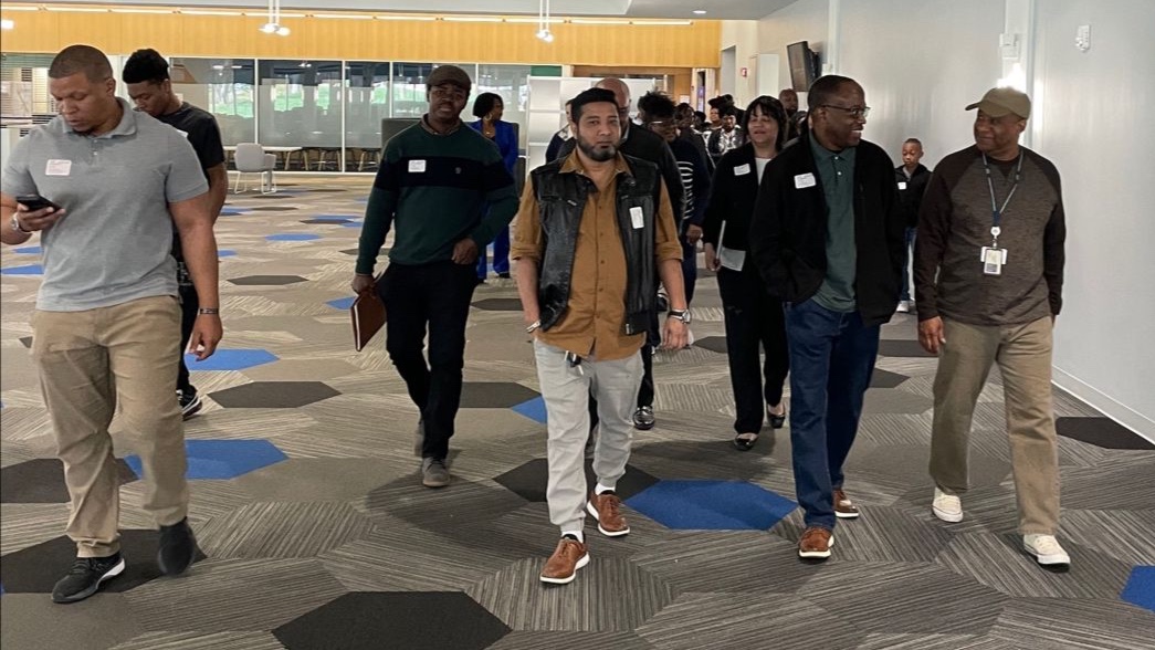 ECPIUniversity's tweet image. Delving into the world of Cyber &amp;amp; Information Security with our students from ECPI University, as we embark on an insightful tour at the magnificent Cisco Systems facility in the Research Triangle Park! 🚀#ECPI #MyECPI #CIS #TechTour #FutureLeaders