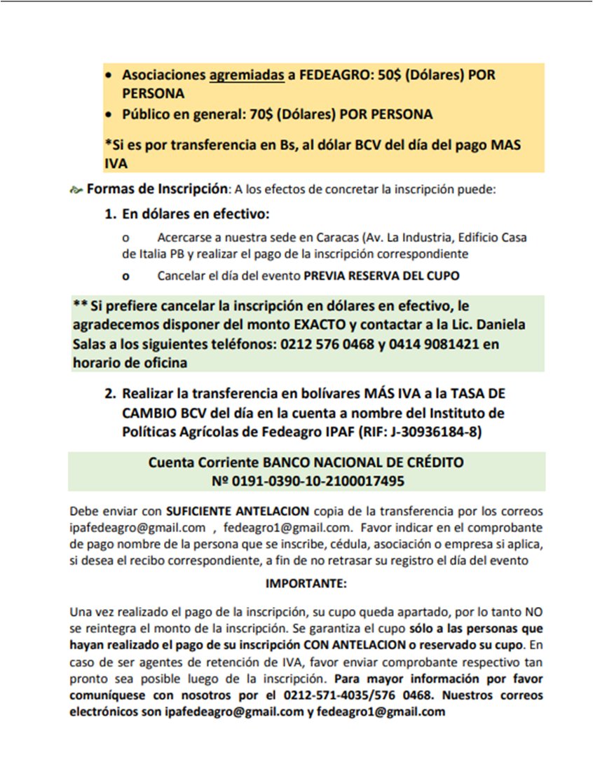 Fedeagro hace extensiva la invitación para su Asamblea Anual: 'Temas Claves para Avanzar en 2024' Ingresa al Link: fedeagro.org/wp-content/upl…