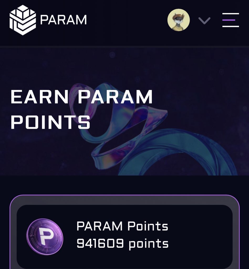 DO YOU NEED MORE THAN 200K $PARAM POINTS? 🟪 ❤️ + ♻️ + Reply $PARAM ▪️1 LIKE = 100 $PARAM ◼️1 RT = 200 $PARAM ⚫1 COMMENT = 300 $PARAM ⚫1 QUOTE = 400 $PARAM ⬛1 Follow = 1000 $PARAM 🛸 @ParamLaboratory BOOSTING EVERYONE 🫵🚀