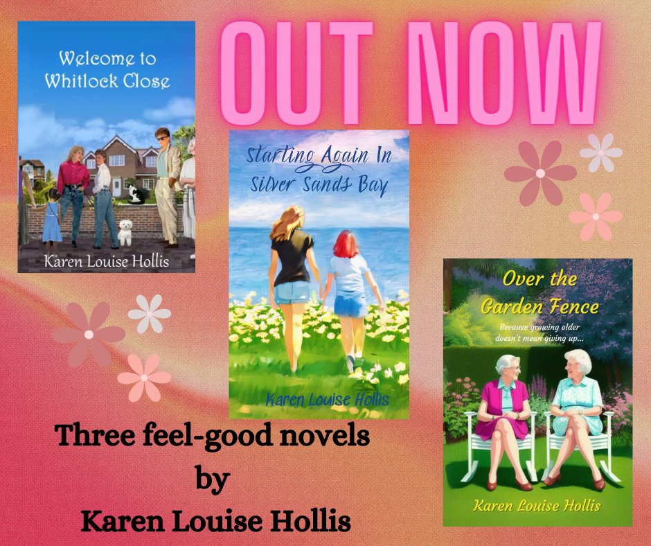 Check out my #feelgood #fiction - novels set in #England in the #1980s and the present day, featuring #community #romance #love #pets #friendship #family #village #seaside #friends #conversation