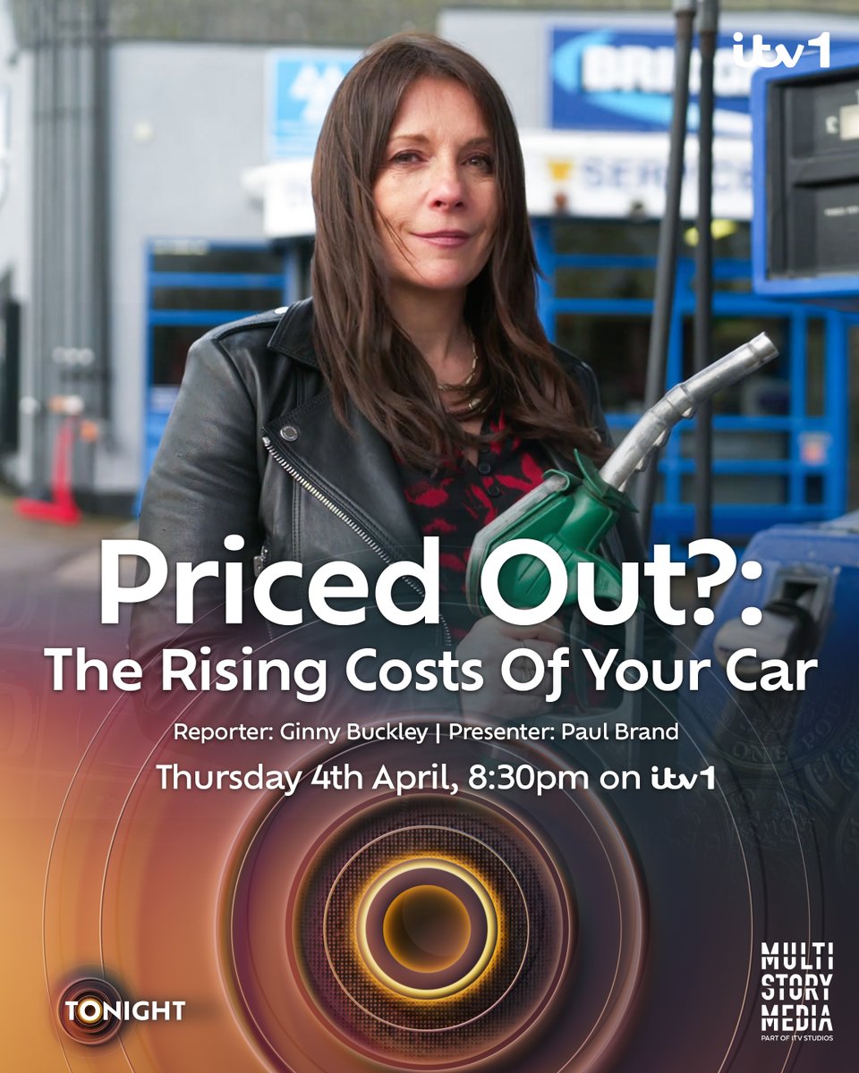 Tomorrow Evening on ITV...🚗💰 It's more expensive than ever to own a car, so what can the average motorist do to beat the price hikes? Motoring journalist Ginny Buckley investigates. Priced Out?: The Rising Costs Of Your Car | ITV1 | 8:30pm Get involved using #ITVTonight