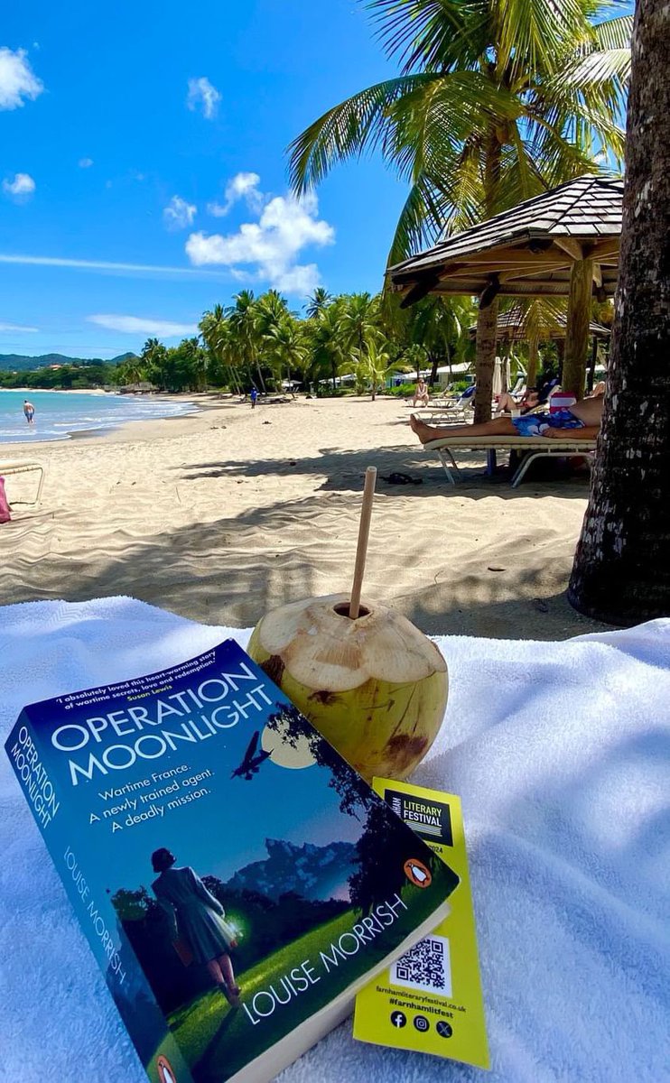 Betty’s made it to St Lucia 🪂😍 #operationmoonlight @FarnhamLitFest