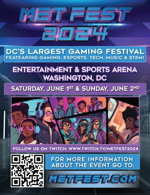 MetFest202's tweet photo. For more information about #MetFest2024, scan the QR code or visit https://t.co/I73QzQNFGA 

🎮 Tickets are on sale now — you won’t want to miss this! https://t.co/KeA9Zf9BoD