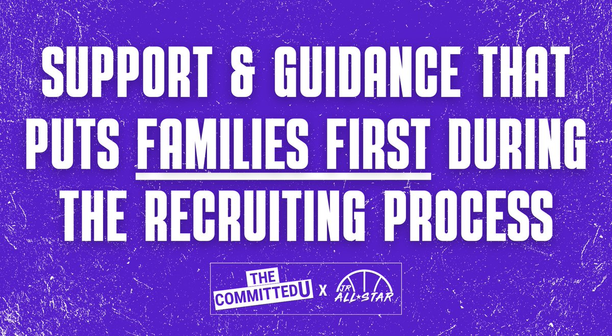 The CommittedU (@TheCommittedU) is here to provide support & guidance that puts 𝗙𝗔𝗠𝗜𝗟𝗜𝗘𝗦 𝗙𝗜𝗥𝗦𝗧 during the recruiting process! Get started by scheduling a 𝗙𝗥𝗘𝗘 recruiting consultation today. 👇 jrallstar.com/recruiting-hel…