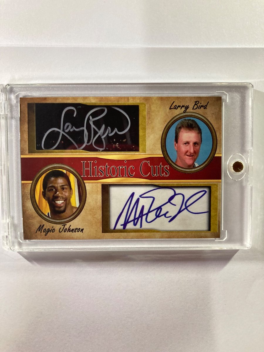 🎁Appreciation Day Giveaway🎁

Winner Announced Sunday

🔥Larry Bird/Magic Johnson Historic Cuts Dual Auto Facsimile

To enter
1. Follow
2. Retweet
3. Like