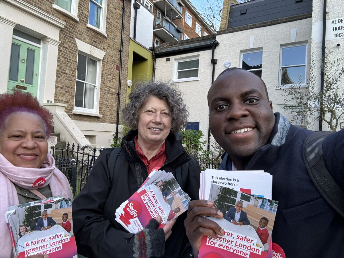 Johnson Situ (@johnsonsitu) on Twitter photo Out campaigning for <a href="/SadiqKhan/">Sadiq Khan</a> & <a href="/LabourMarina/">Marina Ahmad AM</a> <a href="/LondonLabour/">London Labour</a> in Camberwell Green this evening.
Use all three votes for Labour on the 2nd May 🌹 Out campaigning for <a href="/SadiqKhan/">Sadiq Khan</a> & <a href="/LabourMarina/">Marina Ahmad AM</a> <a href="/LondonLabour/">London Labour</a> in Camberwell Green this evening.
Use all three votes for Labour on the 2nd May 🌹