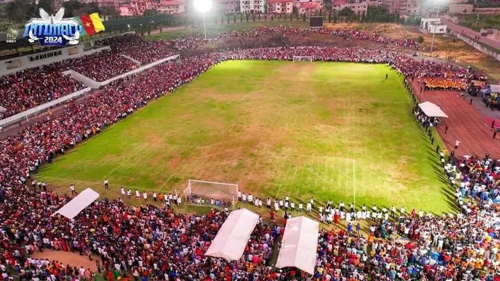 SEND BY GOD TO CAMEROON! Apostle Suleman fulfilled the scripture in Luke 5:15: 'and great multitudes came together to hear and to be healed by him of their infirmities'(KJV). THE ABOVE SCRIPTURE IS WHAT HAPPENED IN CAMEROON! Thank you Jesus! 📸 @MyCelebrationTV © MegasBlog