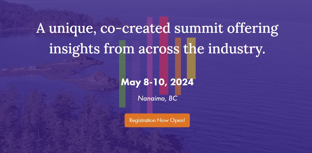Have you registered for the #BCLandSummit yet? Join @_PIBC @THE_REIBC @BCSLA @AICanada_BC on May 8-10 at @VICCNanaimo to hear diverse perspectives on the future of land use. We're excited to be the Presenting Partner for this cross-sector conference. ➡️ bclandsummit.com