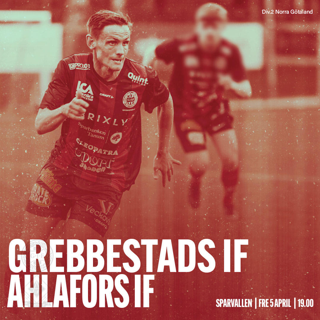 Hemmapremiär för Grebbestad - Ahlafors IF
grebbestadsif.se/nyhet/5274/hem…
<a href="/grebbestadsif/">Grebbestads IF</a> <a href="/AhlaforsIF/">Ahlafors IF</a>