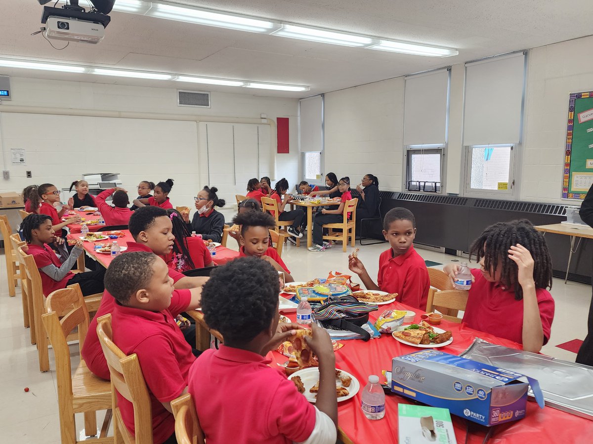 Some of Marcus Garvey Academy's most studious students gathered excitedly for the Principal Club Luncheon, honored for their outstanding achievements in citizenship, academics, and attendance excellence.