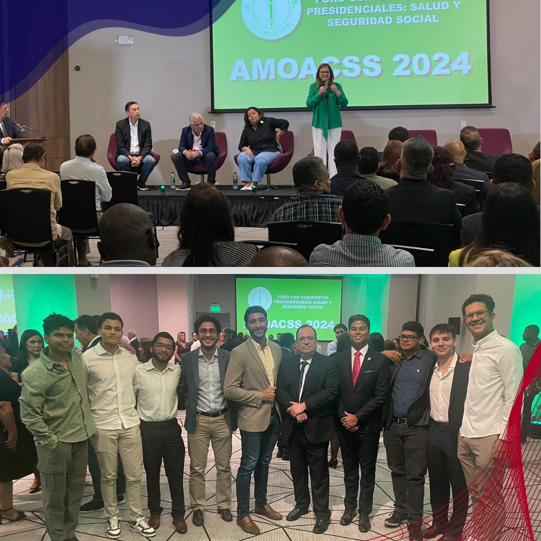 La AEMP en conjunto con los estudiantes de todos los semestres de la carrera, tuvieron el honor de participar en el Foro Presidencial organizado por la AMOACSS en donde se trataron temas de salud pública y seguridad social por parte de los aspirantes al cargo presidencial🙌🏻