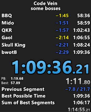 romulostx's tweet photo. can't get a deathless run, lost 1:25 to breath. still gonna try for 1:08 https://t.co/SVy0HOHRLe