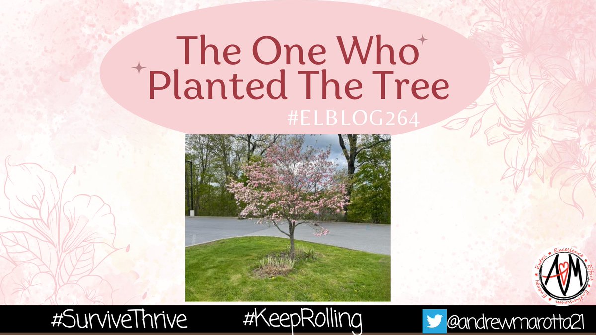 The one who plants the tree rarely gets to enjoy its shade… Keep planting friends! The next #ELBlog bit.ly/ELBtree #survivethrive @dawsonesc @ModelSchoolsHMH @TechNinjaTodd @asalyards