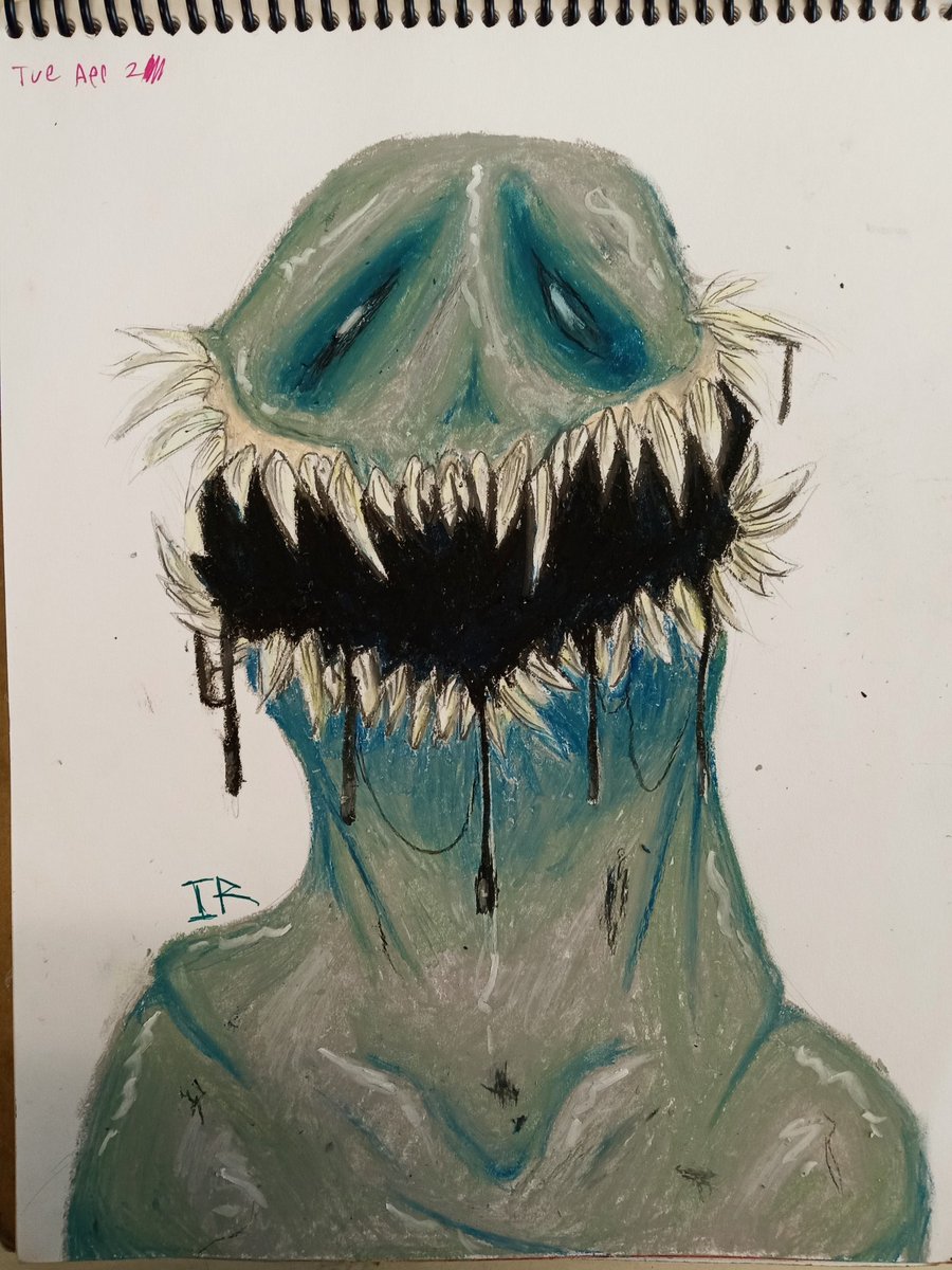 Lavamonium's tweet photo. Look at these goofers #HorrorArt https://t.co/pTPZWhs08L