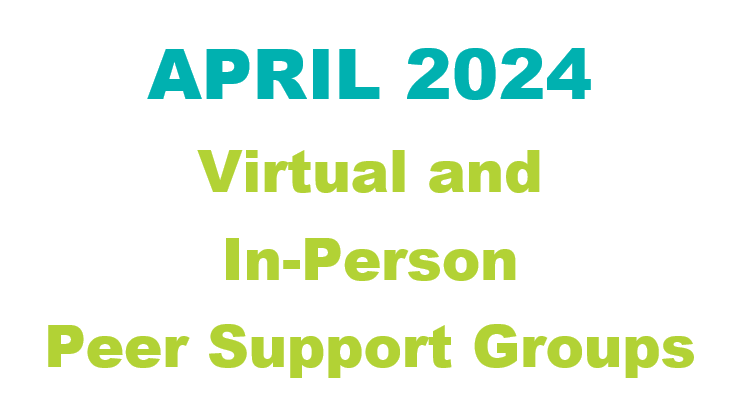 Check out our calendar of Peer Support Groups in April! halton.cmha.ca/peer-support/