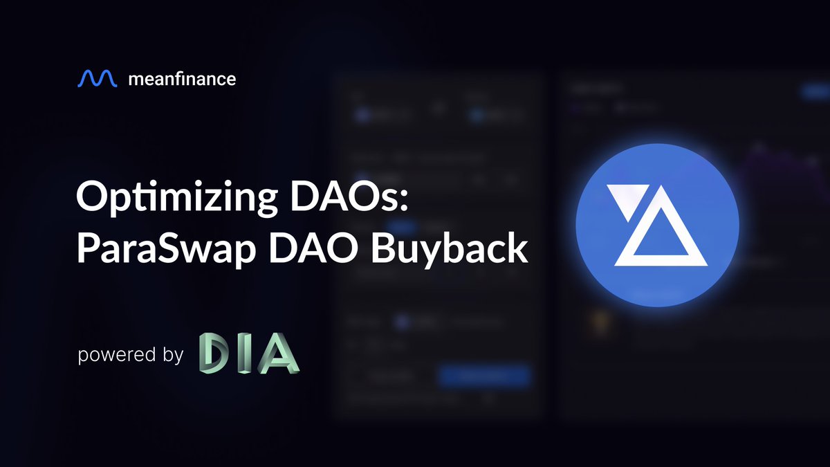 1/5 Hey Meaners! 🚀 We have some amazing and different news today! 👀 We've developed a game-changing solution for @ParaSwap DAO, which involves facilitating a $PSP buyback and boosting ParaSwap's DAO performance 💪 Want to know what ParaSwap DAO buyback is? 🧵👇