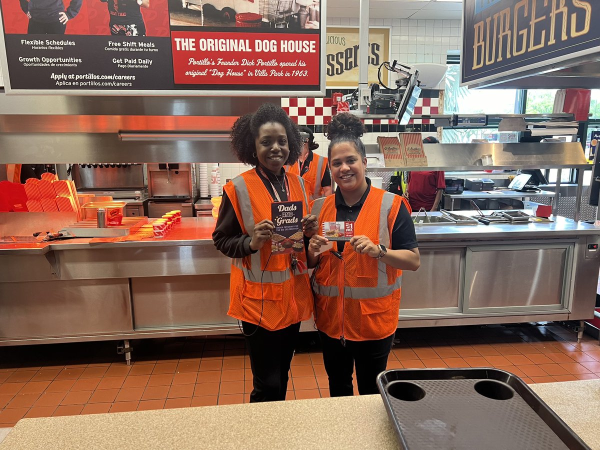 We want to give a big THANKS to Misti & Jay @portilloshotdog! Thank you so much! #HillsboroughStrong #WeAreMagnet #ACCEPTMagnet @HillsboroughSch @VanAyresHCPS @WashingtonShake @HCPSCTAE  @HCPS_FACE @HCPS_RCLS @SDHCMagnet @CTE_Director @hcpsdgaines @hcpspears @HCPSBoard @HCPSJones