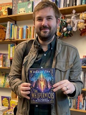 Look who came in to see us today! Jordan Lees, the brilliant author of 'The Whisperwicks: The Labyrinth of Lost and Found'. Escape into the magical world of Wreathenwold if you dare... Do you believe in magic?