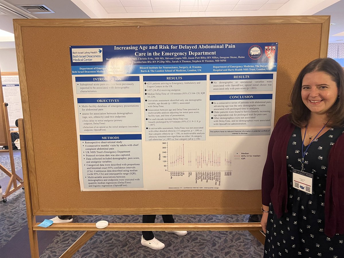 Faculty @Fritzy603 presenting at #NERDS24 on Delayed Treatment of Abdominal Pain in the ED @SAEMonline