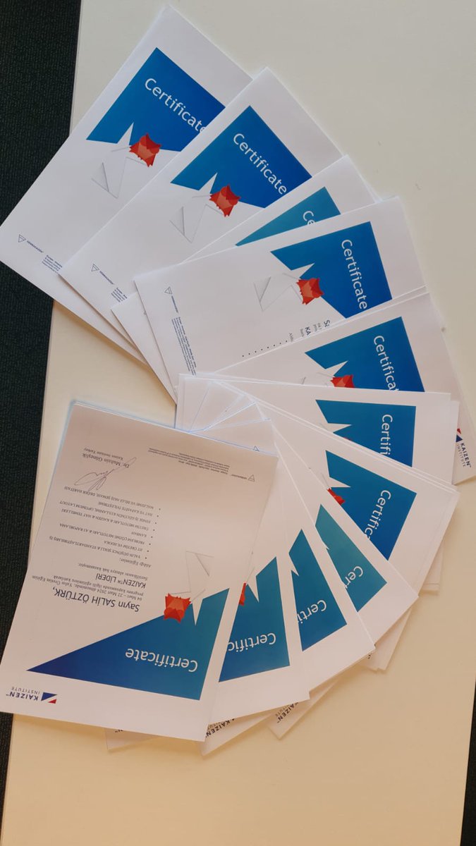 TAYSAD Taşıt Araçları Tedarik Sanayicileri Derneği işbirliği ile düzenlediğimiz "Yalın Üretim Teknikleri " konulu eğitim programını tamamlamış bulunuyoruz. 🎉

<a href="/taysadturkey/">TAYSAD</a> 
linkedin.com/feed/update/ur… 

#taysad #eğitim #gemba #eğitimprogramı #Kaizen