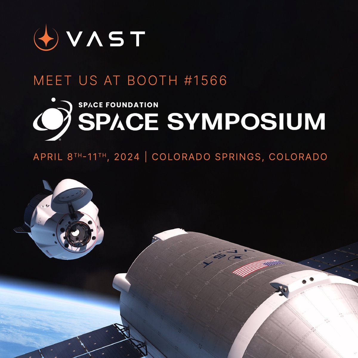 We're headed to #SpaceSymposium hosted by @SpaceFoundation next week in Colorado Springs, Colorado. Meet us at booth #1566 in the North hall and be sure to catch our CEO, @maxhaot, speaking on the Life in Space panel on the Game Changers track at the Cheyenne Mountain Resort on