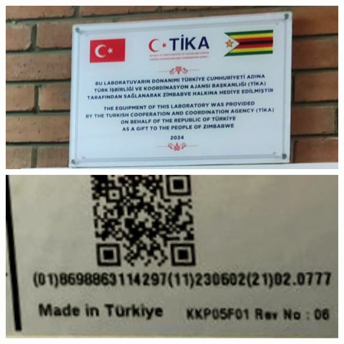 TC_HarareBE's tweet photo. Commissioned the state of art Microbiology Lab. w. TİKA support at @HarareInstitute w. PS Prof. Tagwira &amp;VC Prof. Kanhukamwe. Lab will contribute 2 research in the food&amp; beverage value addition, food security&amp;pharmacetucals. 🇹🇷stands ready to support 🇿🇼acc. to its dev. priorities https://t.co/eJzaDsUYtm