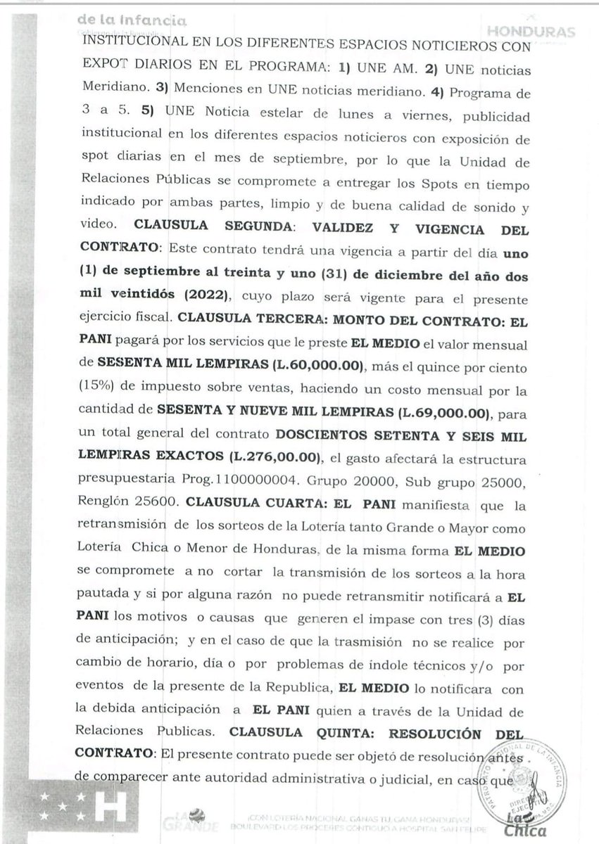 FerMaldonadoHN's tweet photo. Como ya no hay publicidad del PANI para Une Tv,  Rony comienza a atacar.  Así paga el diablo a quién bien le sirve. https://t.co/7cjHks94mi
