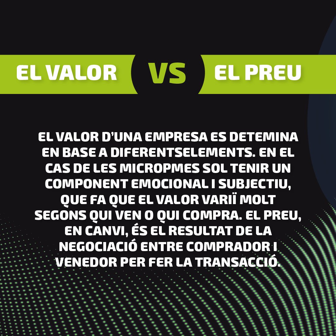 NOU EBOOK GRATUÏT: 'Quant val una empresa?' Descobreix com valorar-la, prendre decisions estratègiques i assolir èxit empresarial. Coneix els factors clau, evita errors i aprèn de casos reals. Descarrega't el nostre ebook gratuït per saber-ne més! loom.ly/S8QUFnM