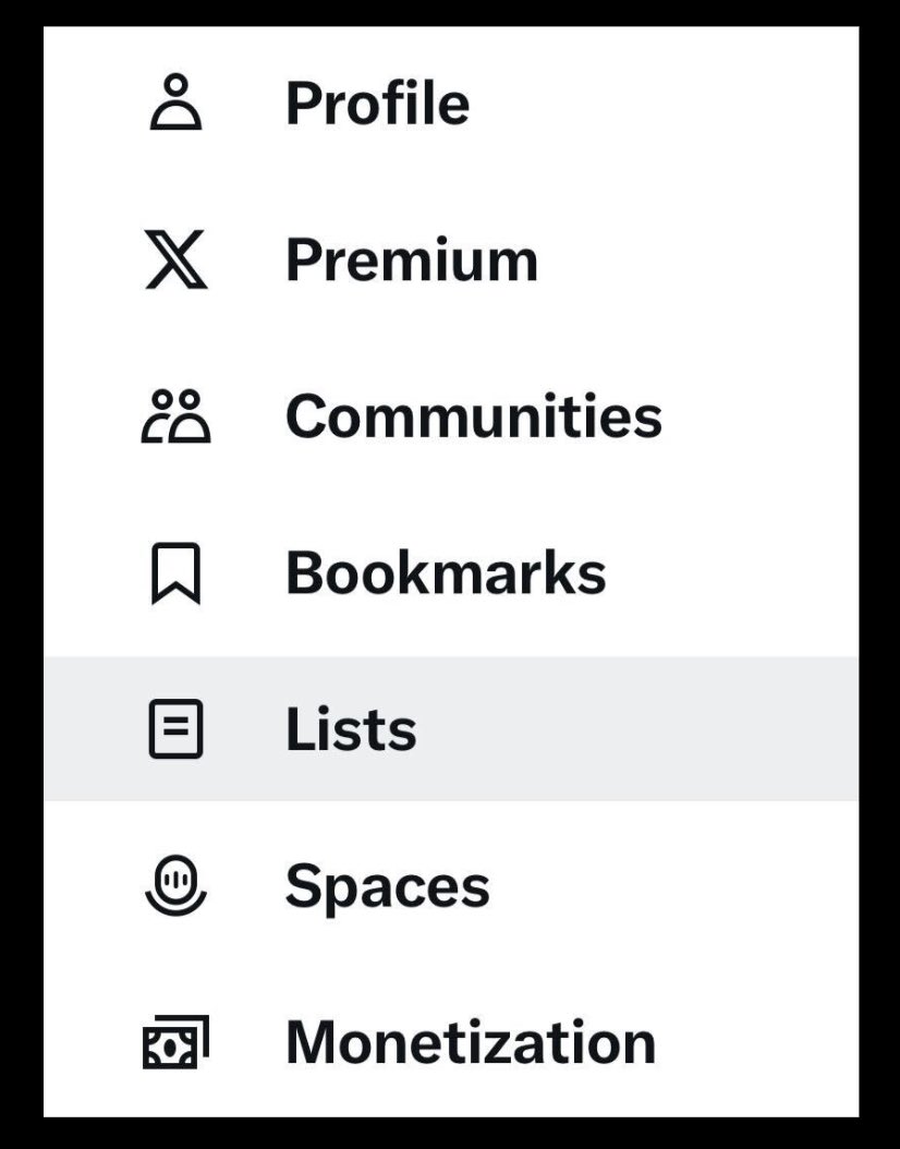 friendly reminder that you're probably not getting the most out of X Lists 👀 click Lists in your nav bar and discover a new way to keep up with the content you care about most