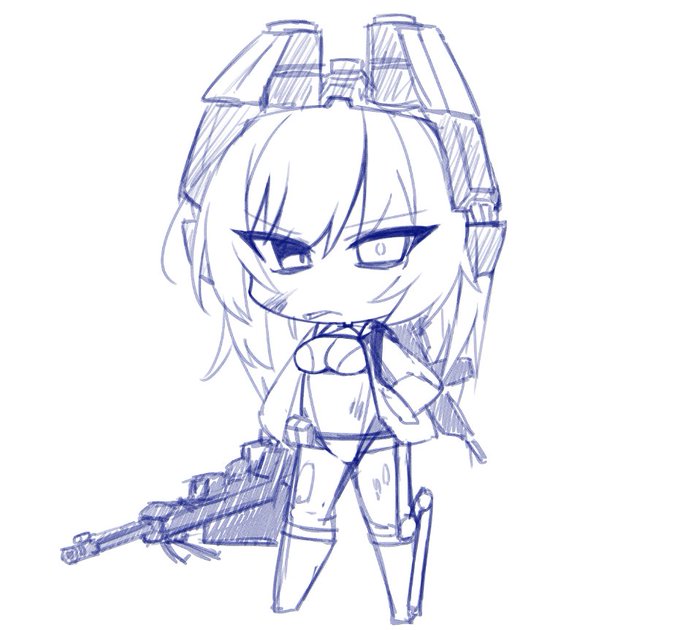 歴戦ブラウニーのらくがき 