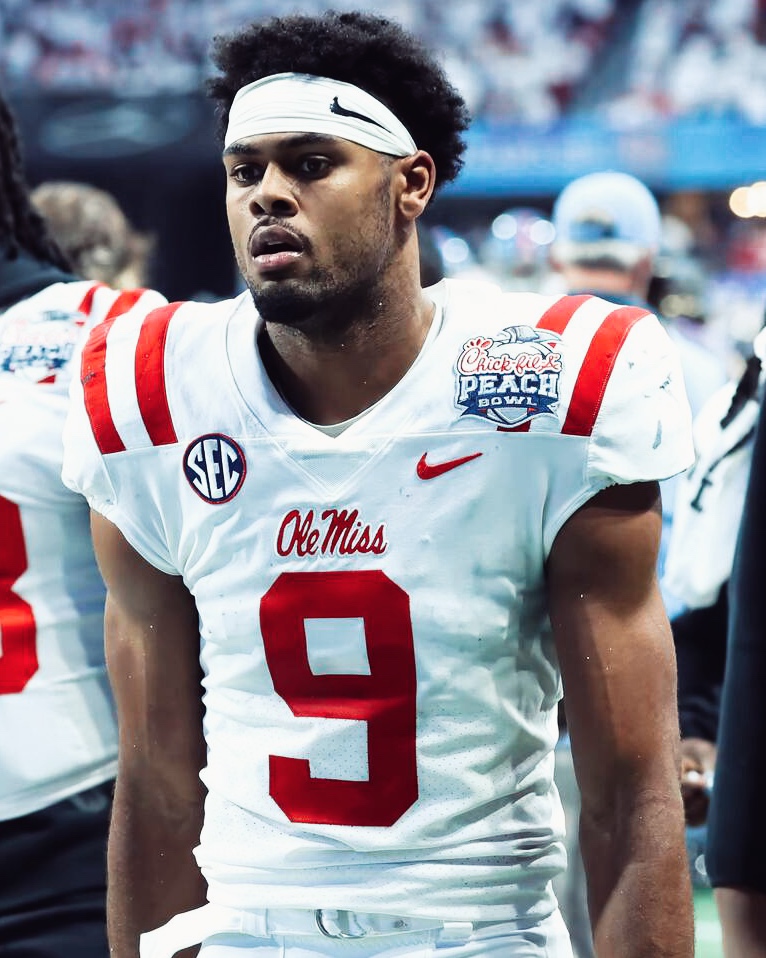 Highest Graded WR Vs Press Coverage Last Season: 🔵 Tre Harris, Ole Miss: 92.4