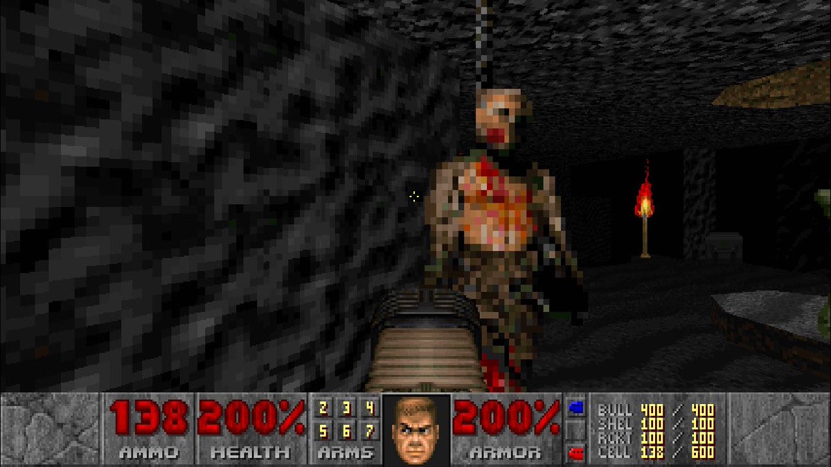 sentJapan88's tweet image. 昔のゲーム🎮とはいえゴア表現結構しっかりしてるなぁ、よく任天堂がOK出したもんだ。 #DOOM2  #NintendoSwitch