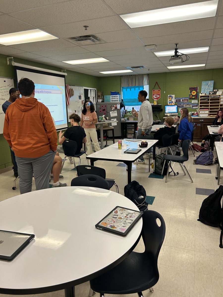 Thank you <a href="/BHerrman/">Bridget Herrman</a> for joining us today during wondering Wednesday. Your knowledge and wisdom on serving others is something to marvel. We all learned a lot and can’t wait to start helping others! <a href="/LHSJAYS/">Liberty High School</a>