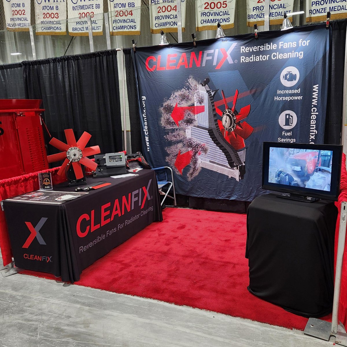 The Canadian Dairy Xpo is being held in our Canadian hometown of #StratfordON today and tomorrow. Visit the Cleanfix booth to find out how our fans can improve your vehicles! @dairyxpo 🐮