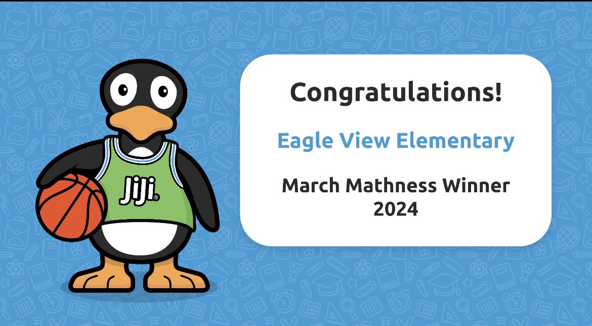 Yay <a href="/EagleViewES/">Eagle View Elementary School</a> 🙌🏽