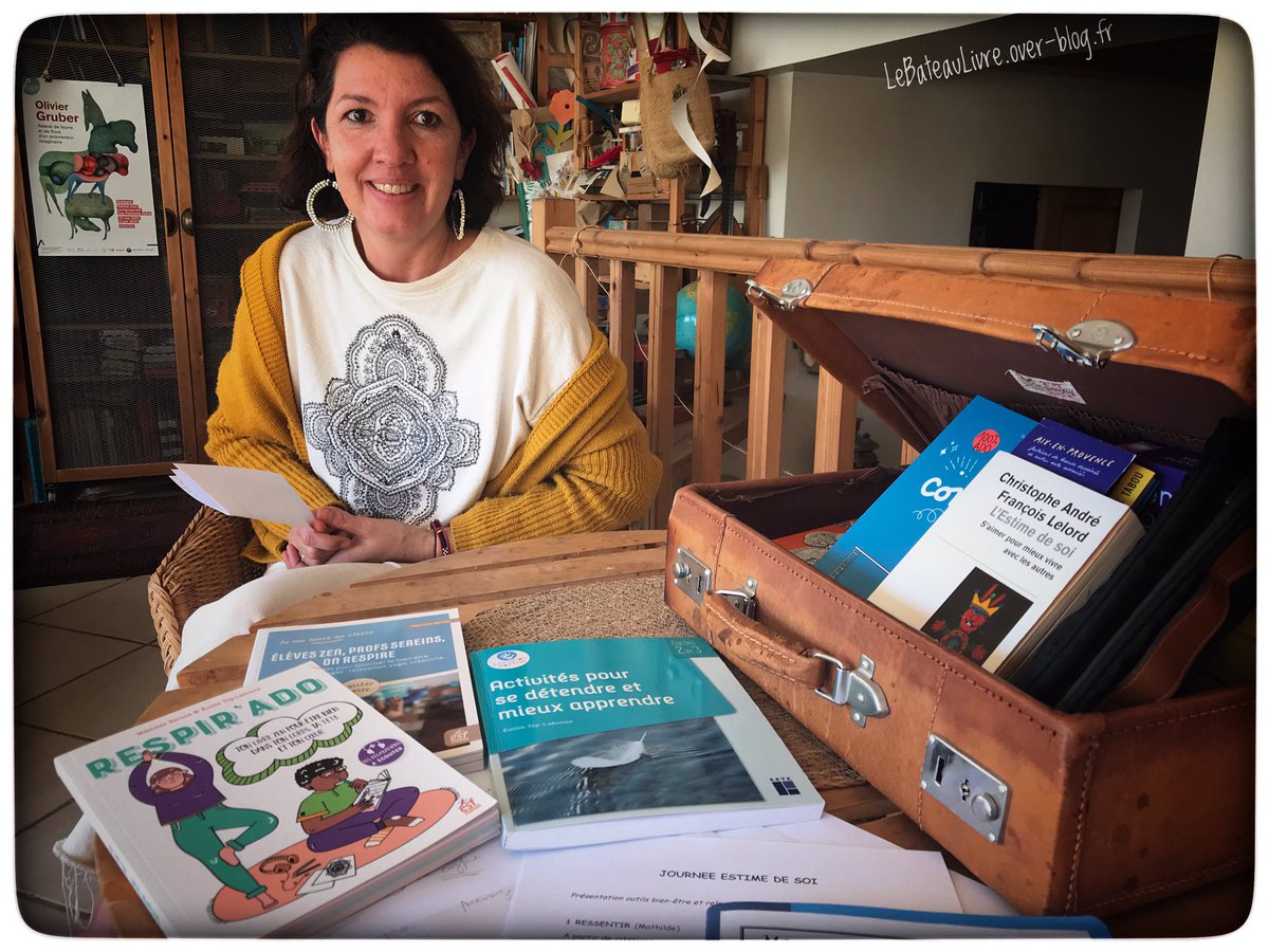 Préparatifs avec Émilie Top-Labonne pour la journée <a href="/reseau_canope/">Réseau Canopé</a> sur l’#estime de soi avec #respiradolelivre 🤗. 

Quelques pistes à découvrir sur le blog
lebateaulivre.over-blog.fr/favoriser-esti…

#relaxation #méditation #yoga #sophrologie #bienetre