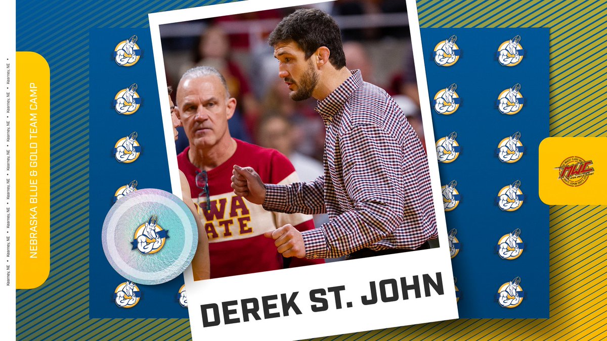 We are excited to announce that we will be bringing in NCAA Champion & Iowa State Asst. Coach, Derek St. John for the Nebraska Blue & Gold Team Camp this summer! Camp is June 16th-19th in Kearney! More info can be found at mwcevents.com/team-camp