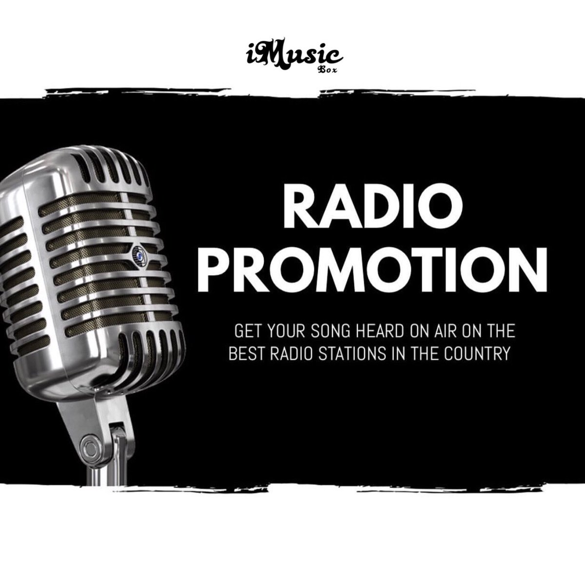 Dear Artist,

Get your song heard on AIR on the best Radio Stations in the country

#iMusicBox #RadioPromotion