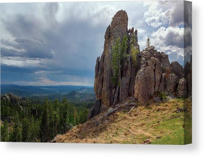 Along Needles Highway Custer State Park South Dakota #CanvasPrint buff.ly/3SXz5qi #gifts #holidays #holidayshopping #landscape #homedecor #BuyIntoArt #AYearForArt #TheArtDistrict #Travel #travelphotography #giftideas @joancarroll