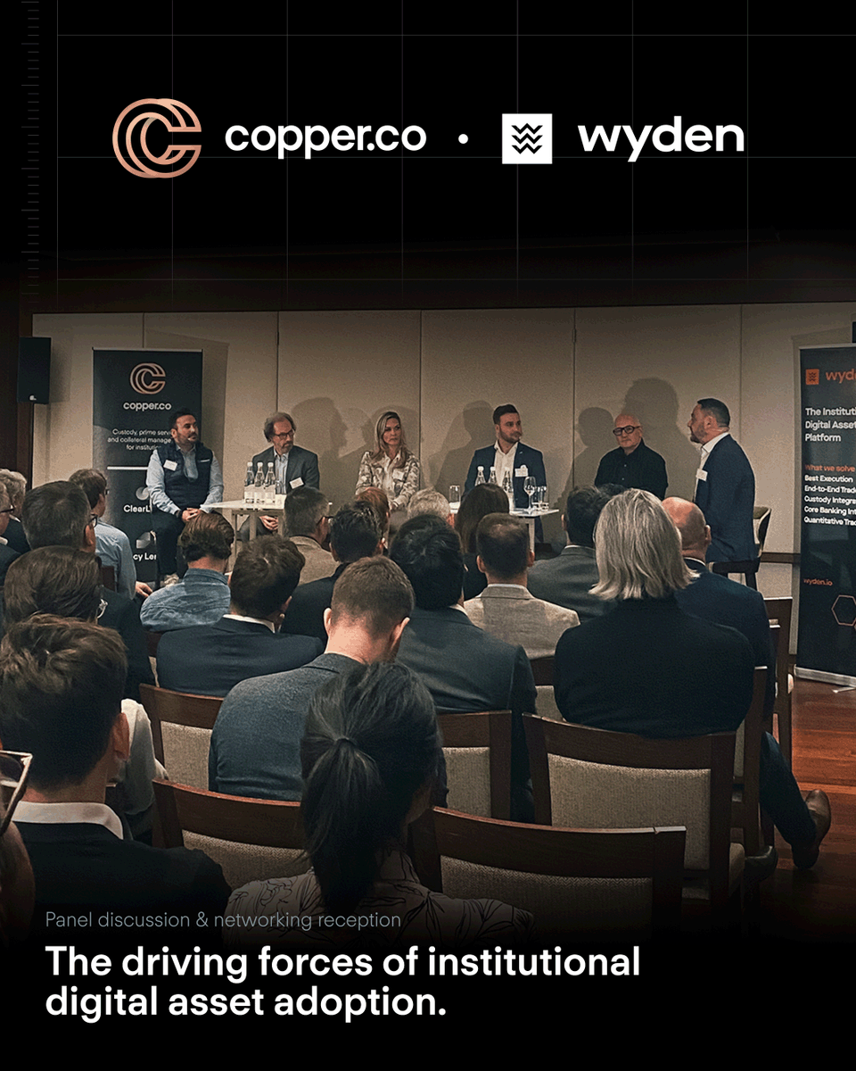 'The driving forces of institutional digital asset adoption' panel took place in Zurich last week gathering some 100+ industry participants from across Switzerland.

The insightful discussion, co-hosted by @wyden_io, brought together prominent figures to share perspectives on the…