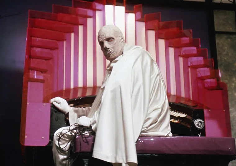 brimakesamess's tweet image. Telling my kids this was Slipknot. #vincentprice #drphibes #theadomidabledrphibes