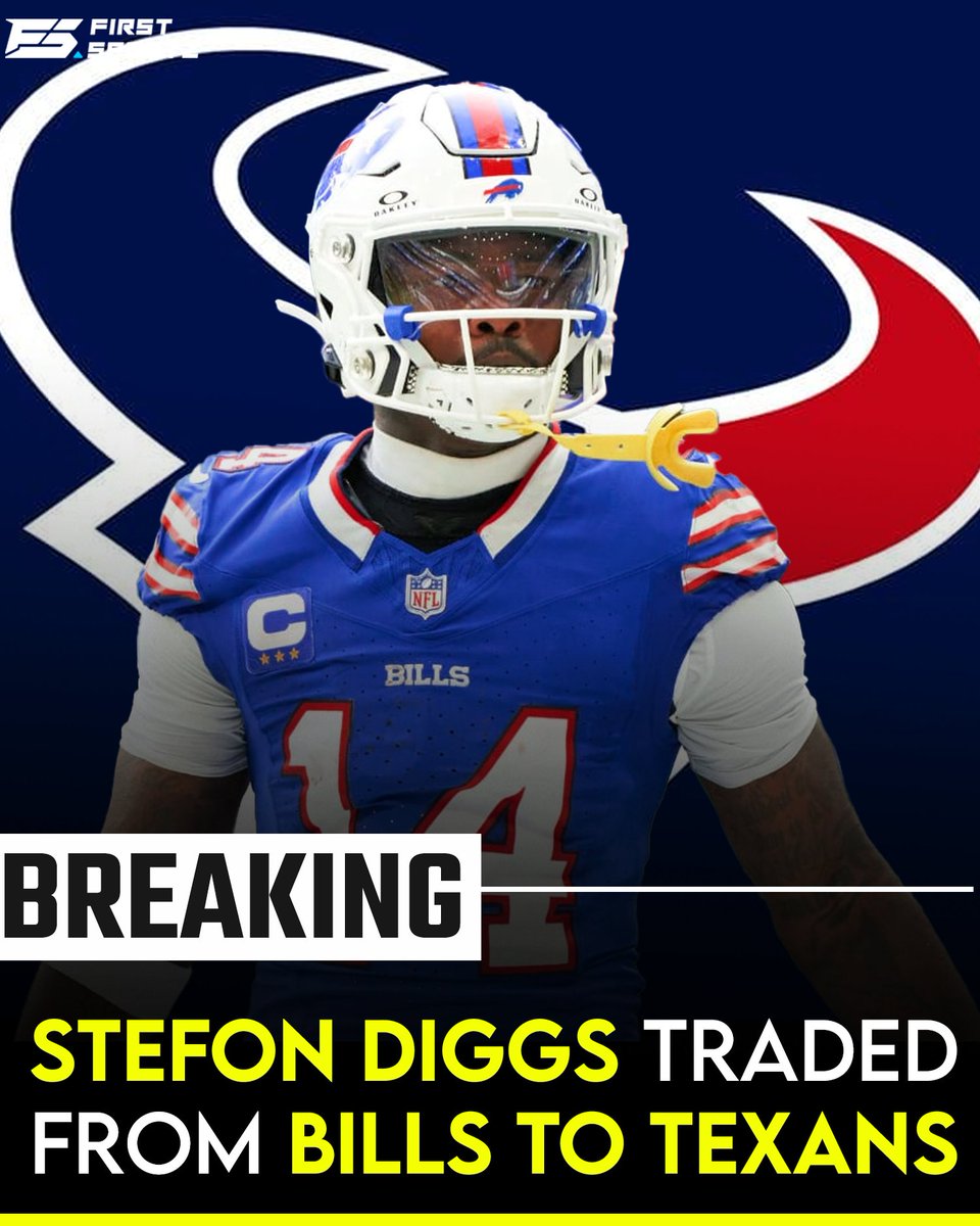 Stefon Diggs Traded to Texans from Bills for 2025 2nd-Round Draft Pick. 🤯 #BillsMafia #NFLFreeAgency #NFLDraft