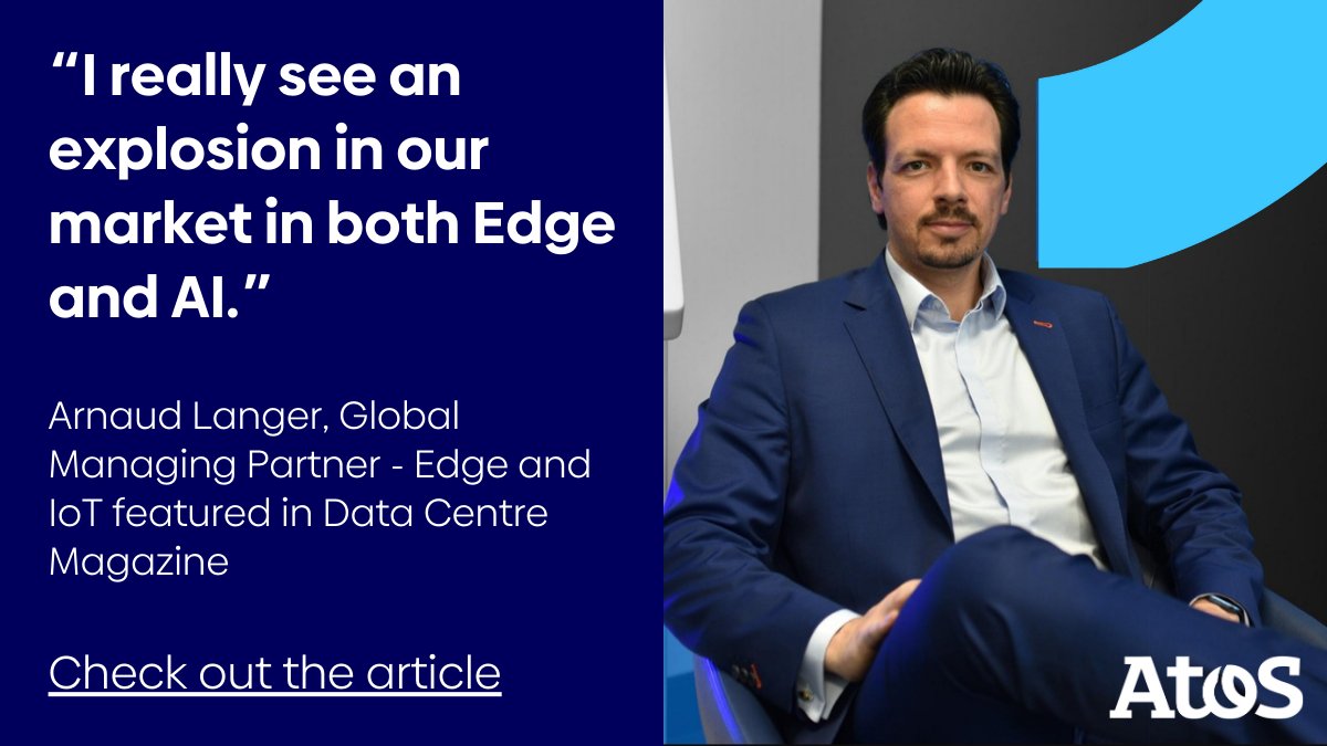 💥CHECK IT OUT! Arnaud Langer, Atos Global Manager Partner of Edge & IoT is featured in Data Centre Magazine. In it, he talks about how #Edge transformation is driving business value with Atos #SmartEdge for Business Outcomes and #SovereignAI. ➡️spr.ly/6011Z7EYh