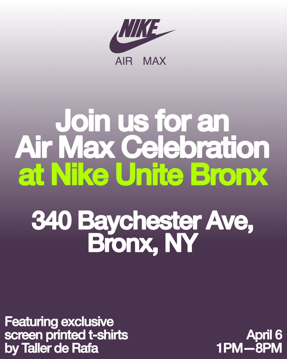Join us this Saturday at Nike Unite North Bronx to screen print with local artist Taller de Rafa. Walk-ins welcome!

nike.com/us/en/experien…