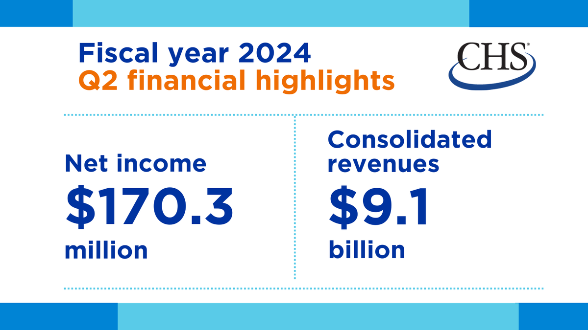 Released today: Fiscal year 2024 Q2 financial results. See performance details across agriculture and energy. bit.ly/43FLKlD